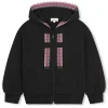 Clearance LANVIN Sweat-shirt zippé à broderie BLACK