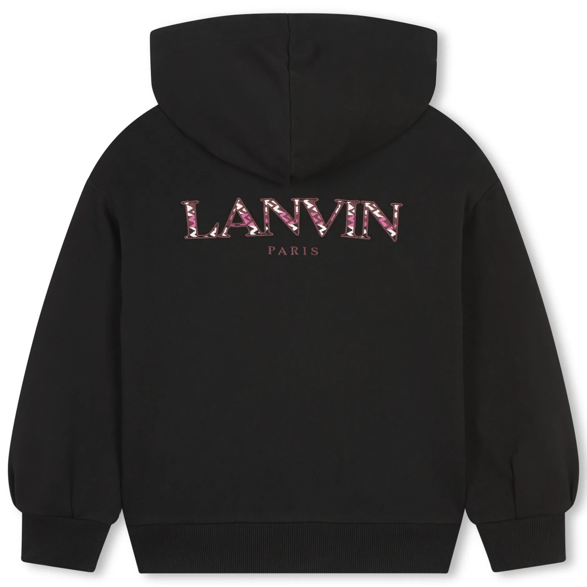 Clearance LANVIN Sweat-shirt zippé à broderie BLACK