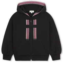 Clearance LANVIN Sweat-shirt zippé à broderie BLACK