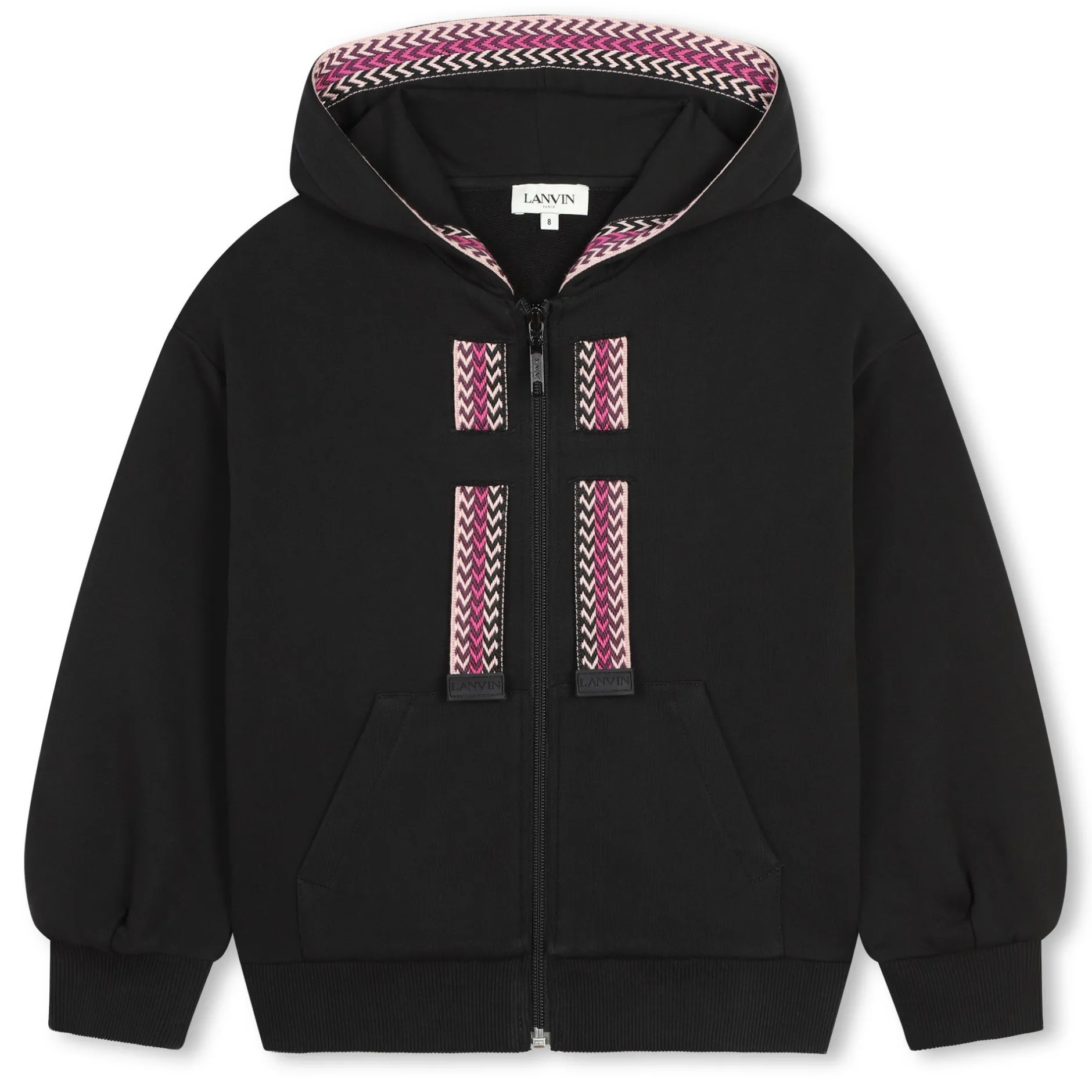 Clearance LANVIN Sweat-shirt zippé à broderie BLACK