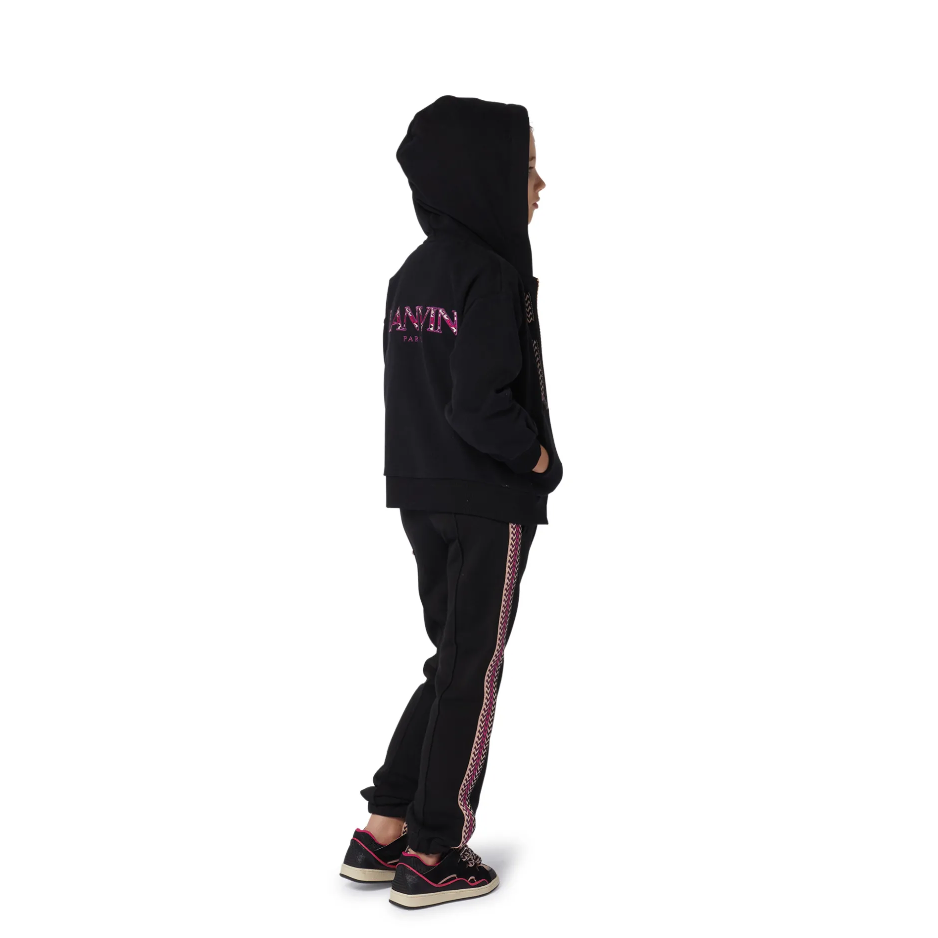 Clearance LANVIN Sweat-shirt zippé à broderie BLACK