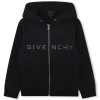 New GIVENCHY Sweat-shirt zippé à capuche BLACK