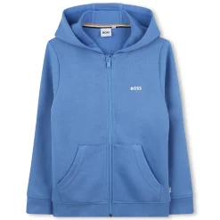 Online BOSS Sweat-shirt zippé à capuche GIRBLUE