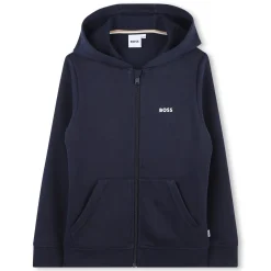 Best BOSS Sweat-shirt zippé à capuche BLEU CARGO
