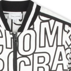 Fashion MARC JACOBS Sweat-shirt zippé imprimé BLACK
