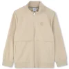 Clearance BOSS Sweat-shirt zippé uni SAND