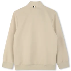 Clearance BOSS Sweat-shirt zippé uni SAND