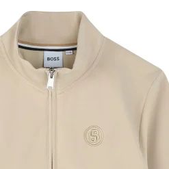 Clearance BOSS Sweat-shirt zippé uni SAND
