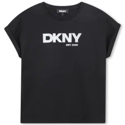 Fashion DKNY TEE-SHIRT MANCHES COURTES BLACK