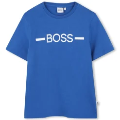 New BOSS TEE-SHIRT MANCHES COURTES BLEU ROYAL