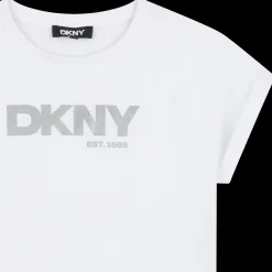 Best DKNY TEE-SHIRT MANCHES COURTES BLANC