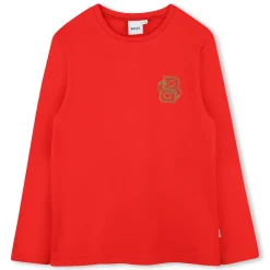Online BOSS TEE-SHIRT MANCHES LONGUES PIMENT
