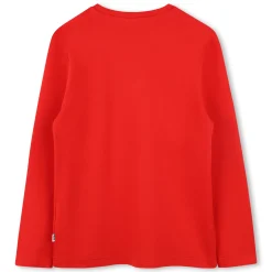 Online BOSS TEE-SHIRT MANCHES LONGUES PIMENT