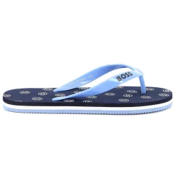 Hot BOSS Tongs imprimées BLEU CARGO