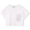 Discount LANVIN Top à manches courtes BLANC