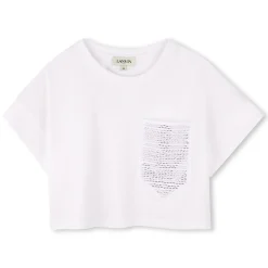 Discount LANVIN Top à manches courtes BLANC