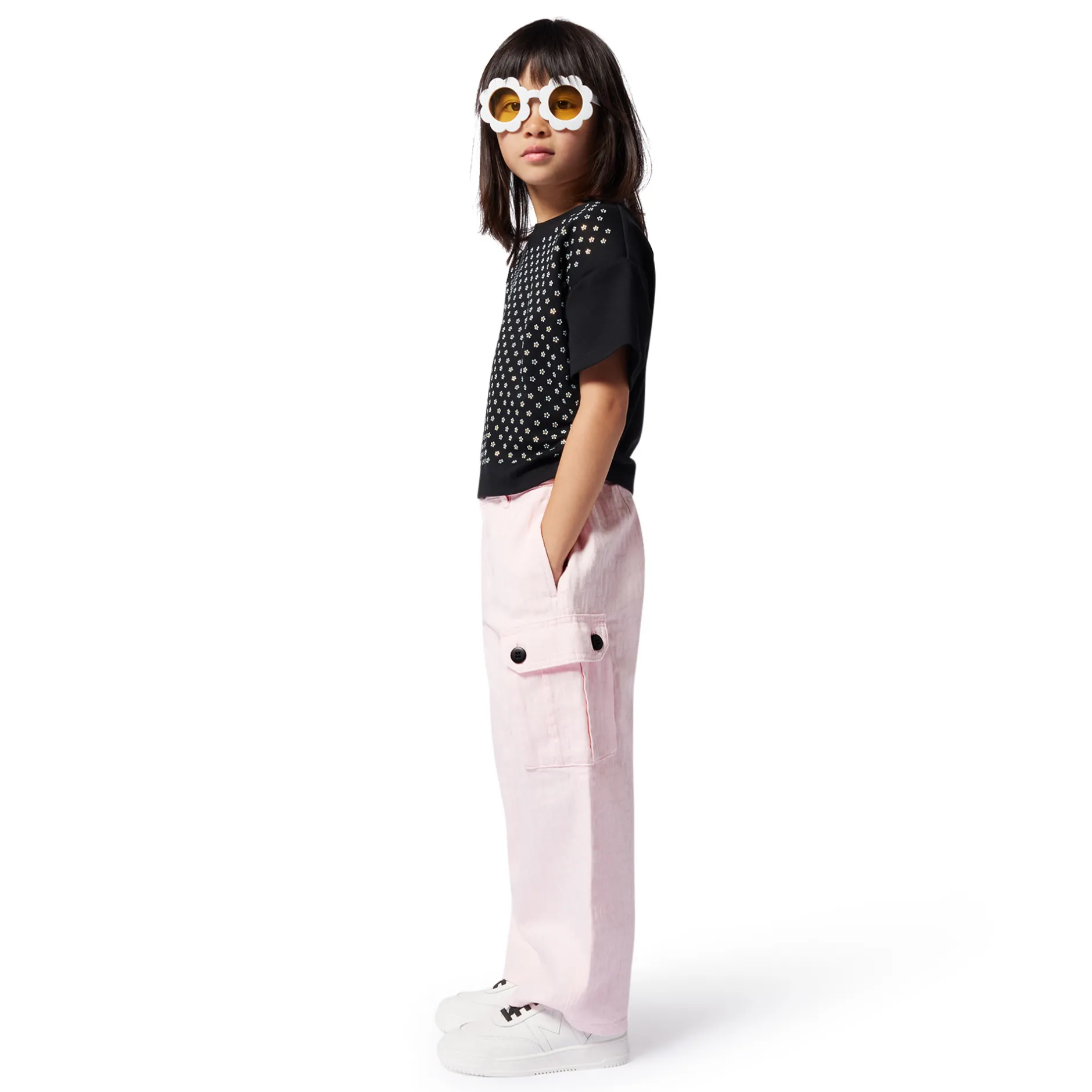 Best MARC JACOBS Top en coton avec strass BLACK