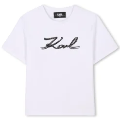 Online KARL LAGERFELD KIDS T-shirt BLANC