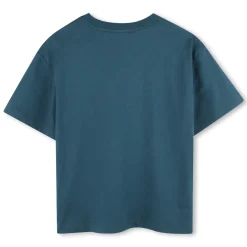 Discount LANVIN T-shirt à col rond avec sigle PETROLBLUE