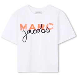 Online MARC JACOBS T-shirt à col rond en coton BLANC