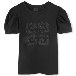 New GIVENCHY T-shirt à manches bouffantes BLACK