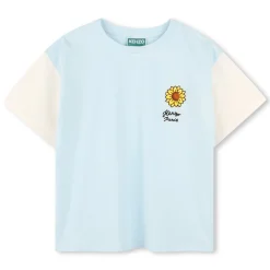 Sale KENZO KIDS T-shirt à manches contrastées STELLAIRE