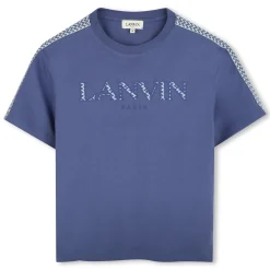 Discount LANVIN T-shirt à manches courtes GRAY BLUE