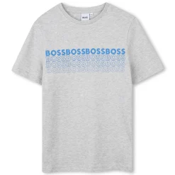 Clearance BOSS T-shirt à manches courtes GRIS CHINE