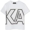 Outlet KARL LAGERFELD KIDS T-shirt à manches courtes BLANC
