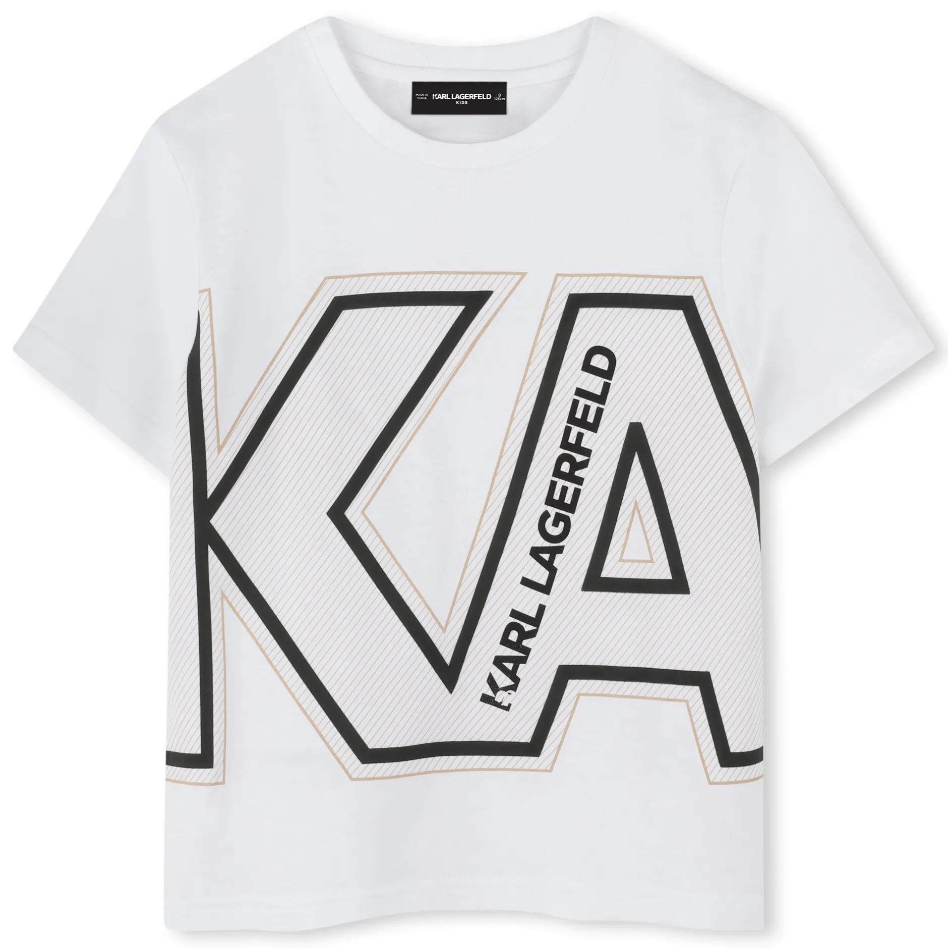 Outlet KARL LAGERFELD KIDS T-shirt à manches courtes BLANC