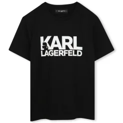 Fashion KARL LAGERFELD KIDS T-shirt à manches courtes BLACK