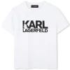 Online KARL LAGERFELD KIDS T-shirt à manches courtes BLANC