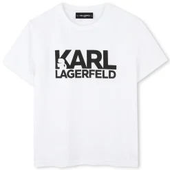 Online KARL LAGERFELD KIDS T-shirt à manches courtes BLANC