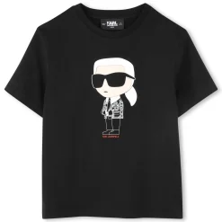Hot KARL LAGERFELD KIDS T-shirt à manches courtes BLACK