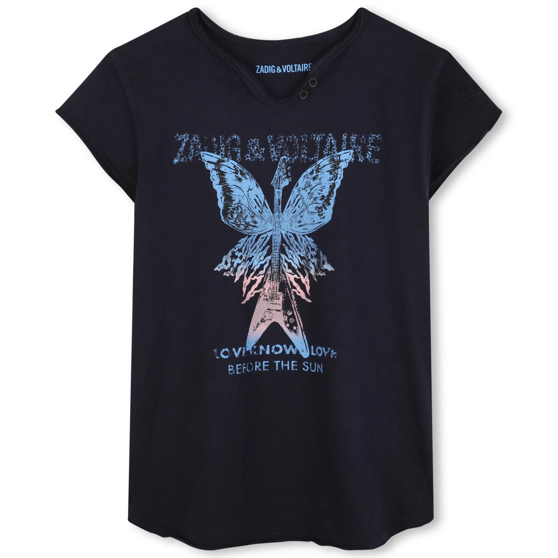 New ZADIG & VOLTAIRE T-shirt à manches courtes DARK BLUE