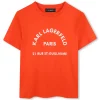 Outlet KARL LAGERFELD KIDS T-shirt à manches courtes PAPAYE