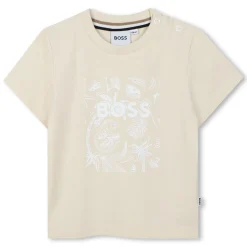 Hot BOSS T-shirt à manches courtes VANILLE