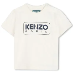 Online KENZO KIDS T-shirt à manches courtes ECRU MARINE