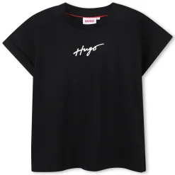 Hot HUGO T-shirt à manches courtes BLACK