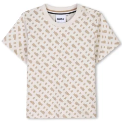 Clearance BOSS T-shirt à manches courtes VANILLE