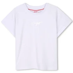 Online HUGO T-shirt à manches courtes BLANC