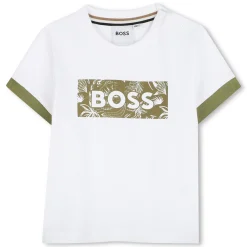 Sale BOSS T-shirt à manches courtes BLANC