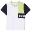 Clearance BOSS T-shirt à manches courtes BLANC