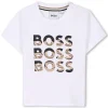 Sale BOSS T-shirt à manches courtes BLANC