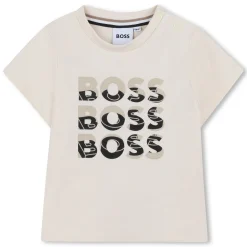 Online BOSS T-shirt à manches courtes VANILLE