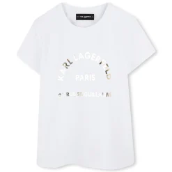 Clearance KARL LAGERFELD KIDS T-shirt à manches courtes BLANC