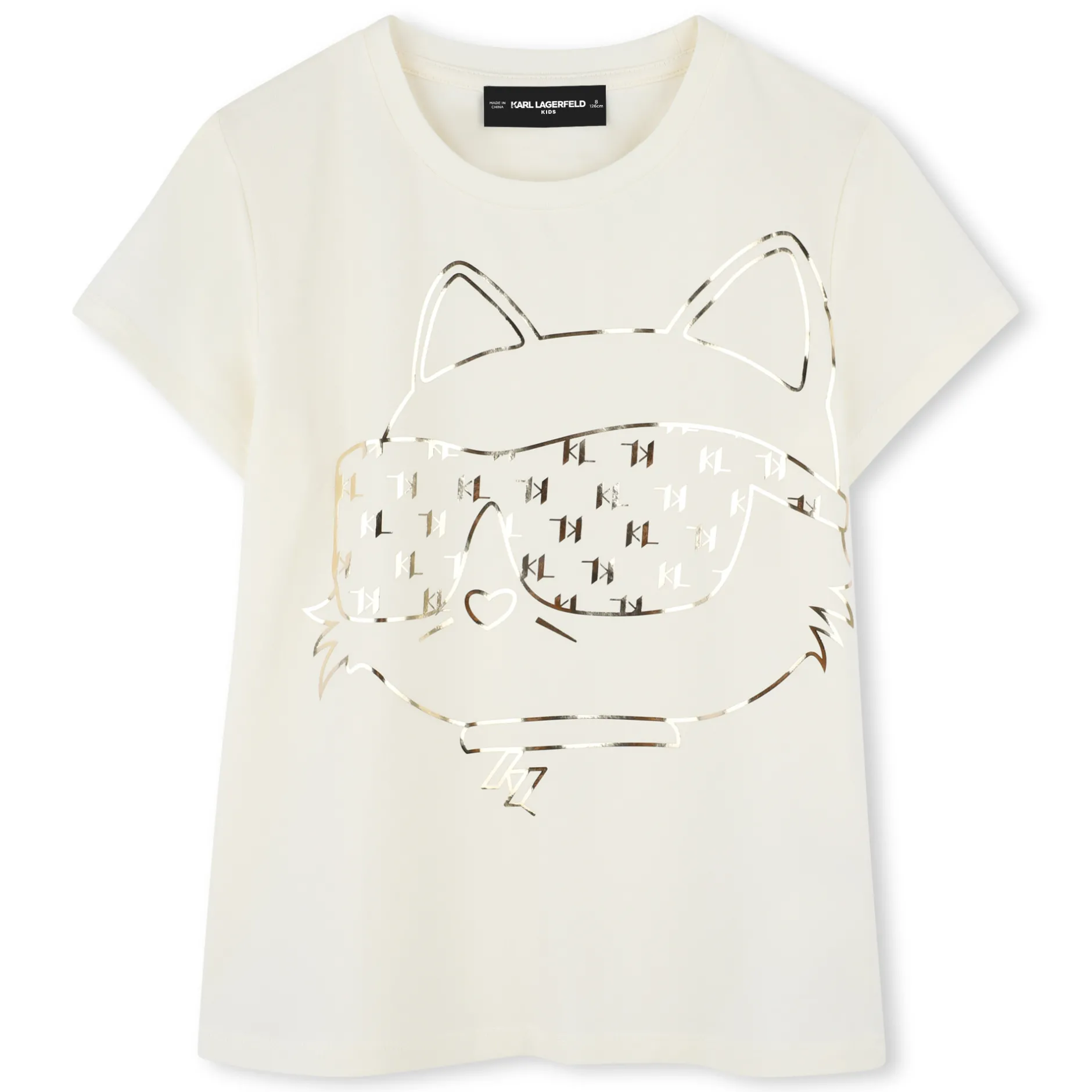 Fashion KARL LAGERFELD KIDS T-shirt à manches courtes CHALK