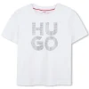 Sale HUGO T-shirt à manches courtes BLANC