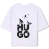 Sale HUGO T-shirt à manches courtes BLANC