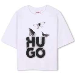 Sale HUGO T-shirt à manches courtes BLANC